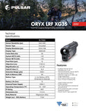 Pulsar Oryx LRF XG35 Thermal Monocular