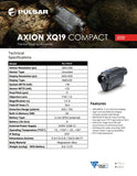 Pulsar Axion XQ19 Compact Thermal Monocular